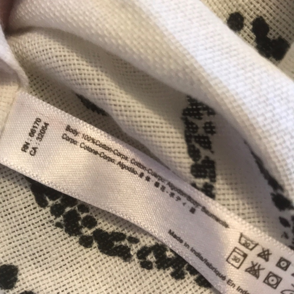 New Black white all cotton square Tablecloth - Picture 5 of 7